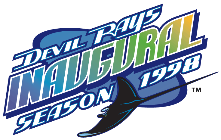Tampa Bay Devil Rays 1998 Anniversary Logo t shirts DIY iron ons